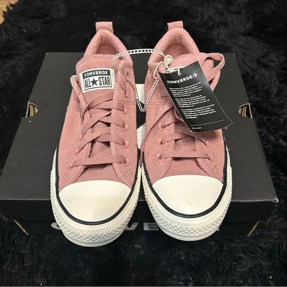 CONVERSE Chuck Taylor Madison punk suede lace up shoes sneakers women’s 9 new - Picture 6 of 7